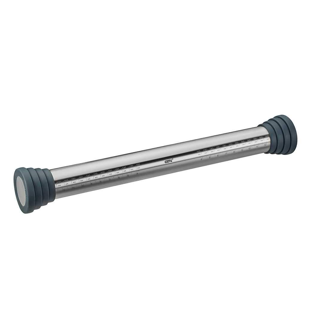 product image - Скалка регульована GEFU REGO, довжина 39,7 см, сріблястий