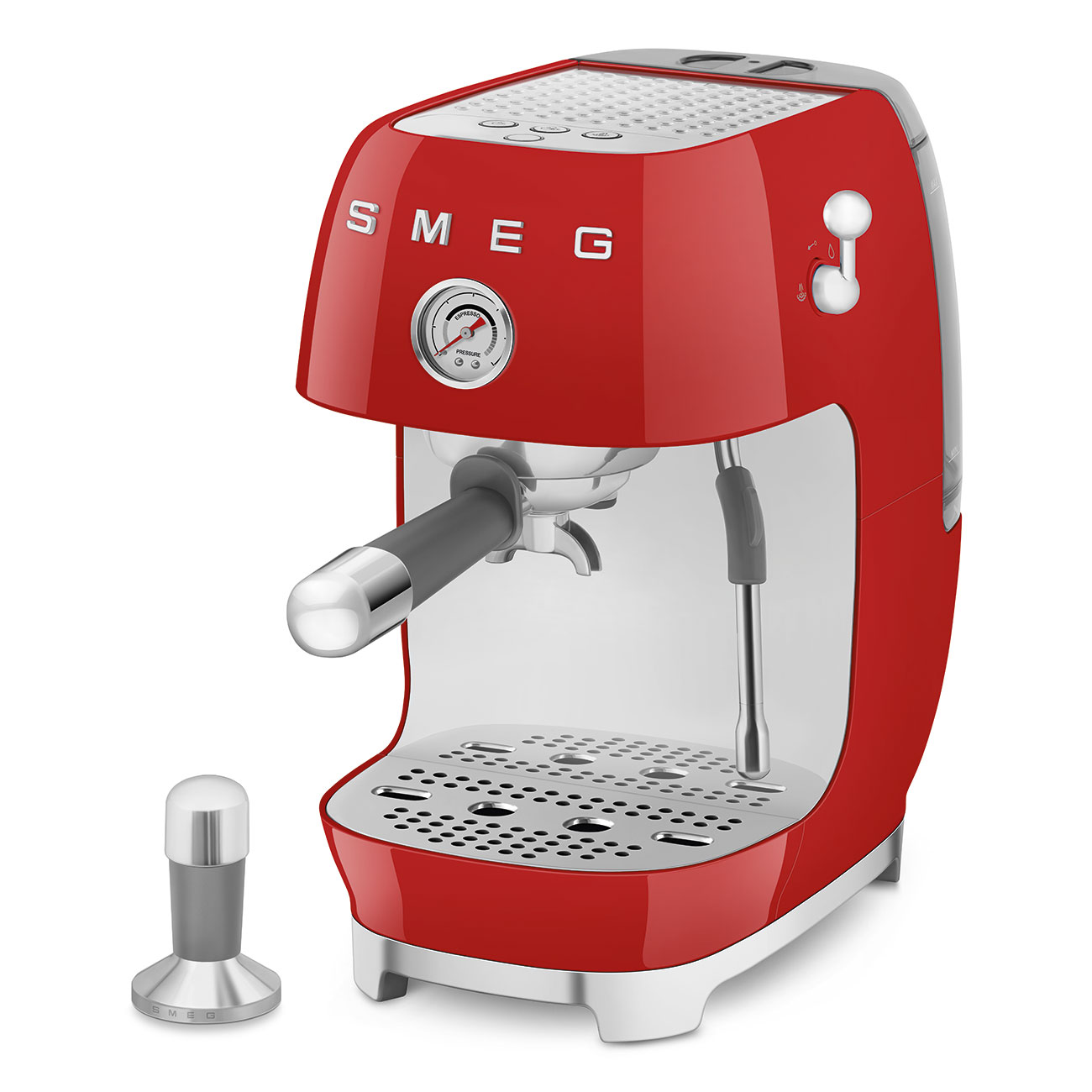 Кавоварка еспресо Smeg 50 Style, 36,4x20,5x29,5 см, червоний