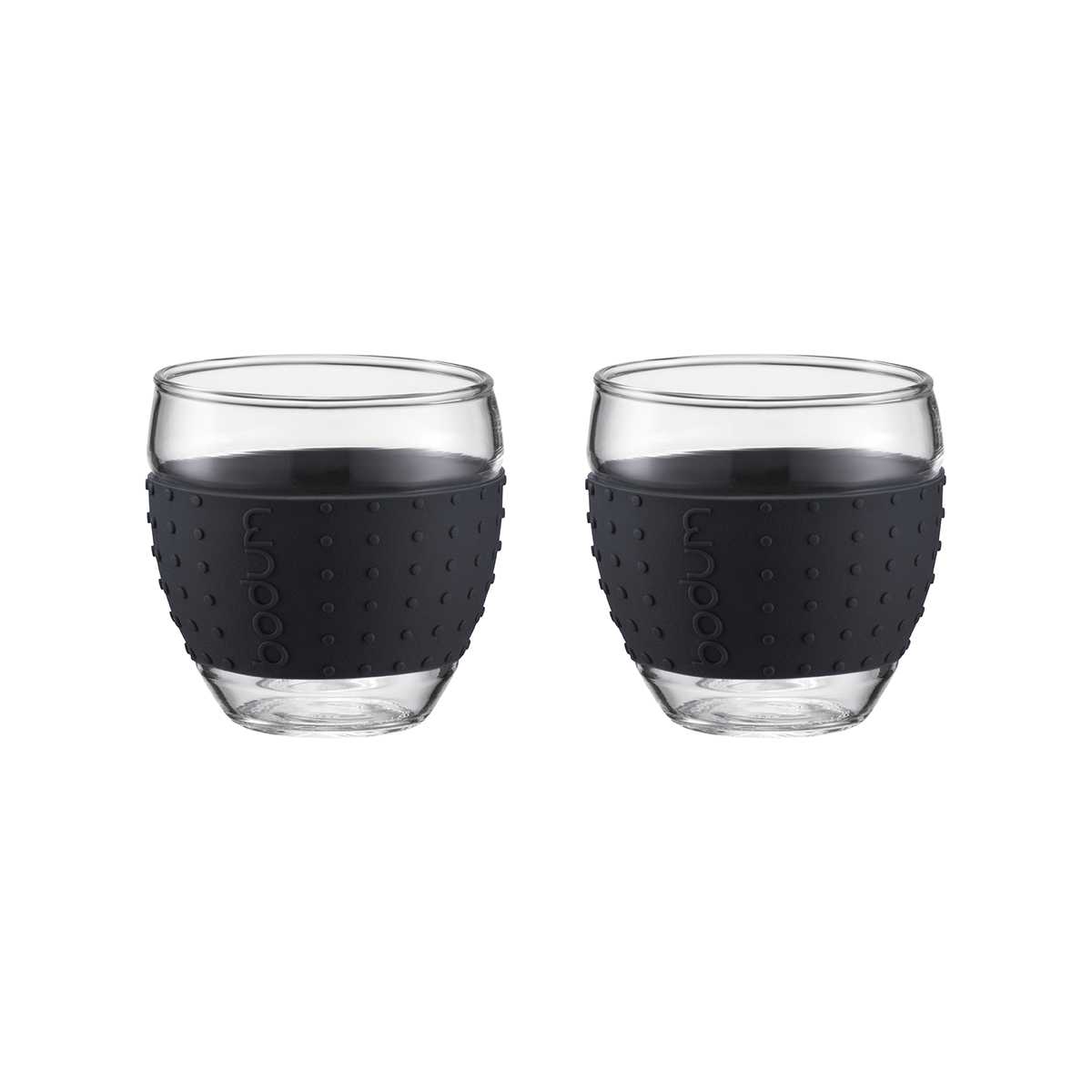 product image - Набір склянок 0,35 л, 2 шт Bodum Pavina Чорний (11185-01)