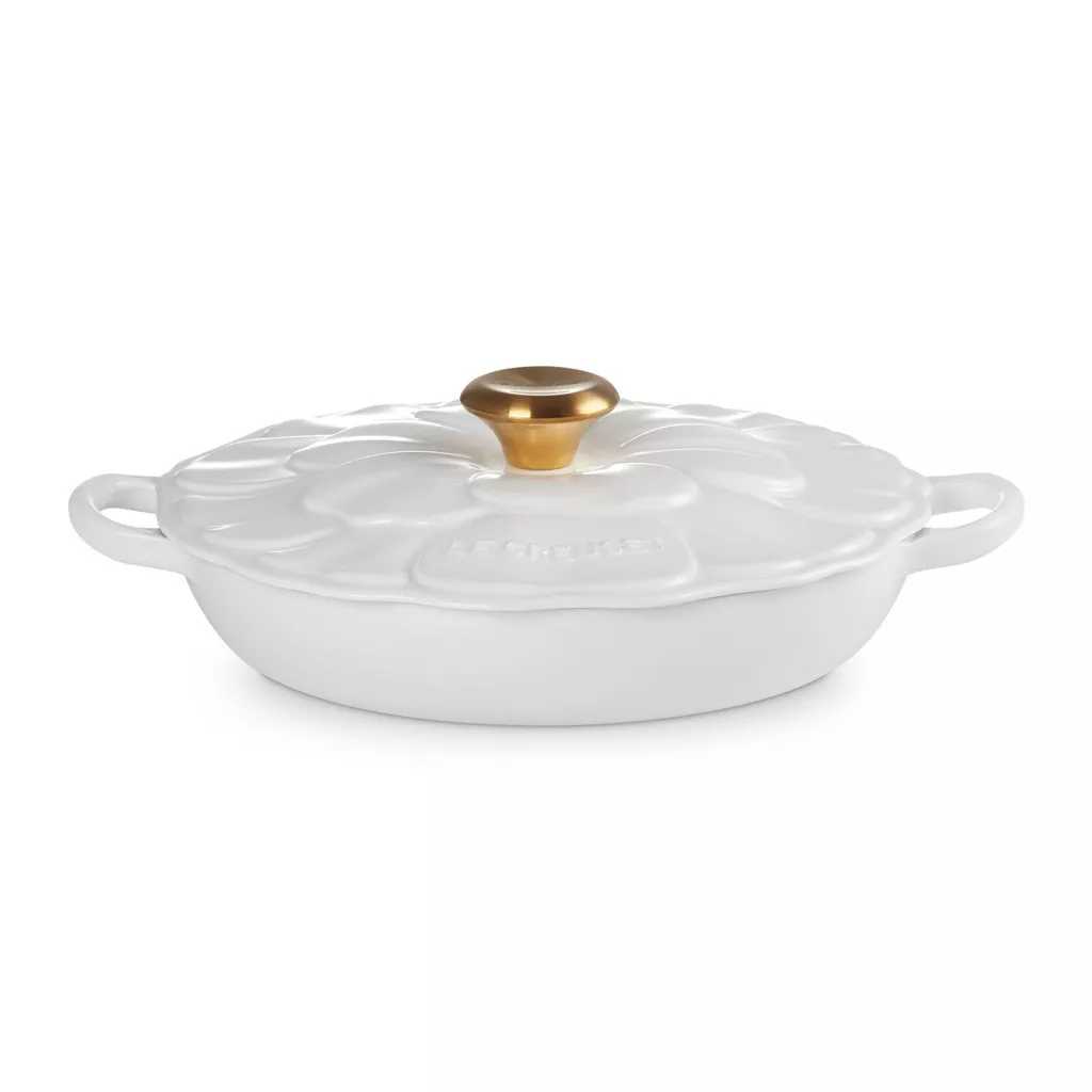 product image - Каструля низька Le Creuset CAST IRON, об'єм 2,2 л, діаметр 26 см, білий