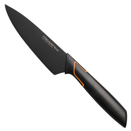 product image - Ніж кухарський азіатський Fiskars EDGE, довжина 12 см, чорний