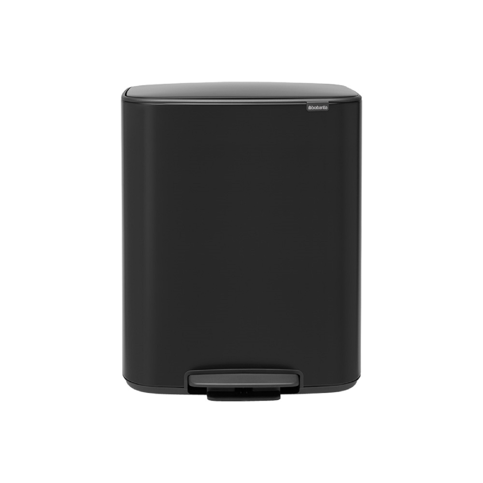 product image - Бак для сміття з педаллю BO PEDAL BIN Brabantia, об'єм 2х30 л, чорний