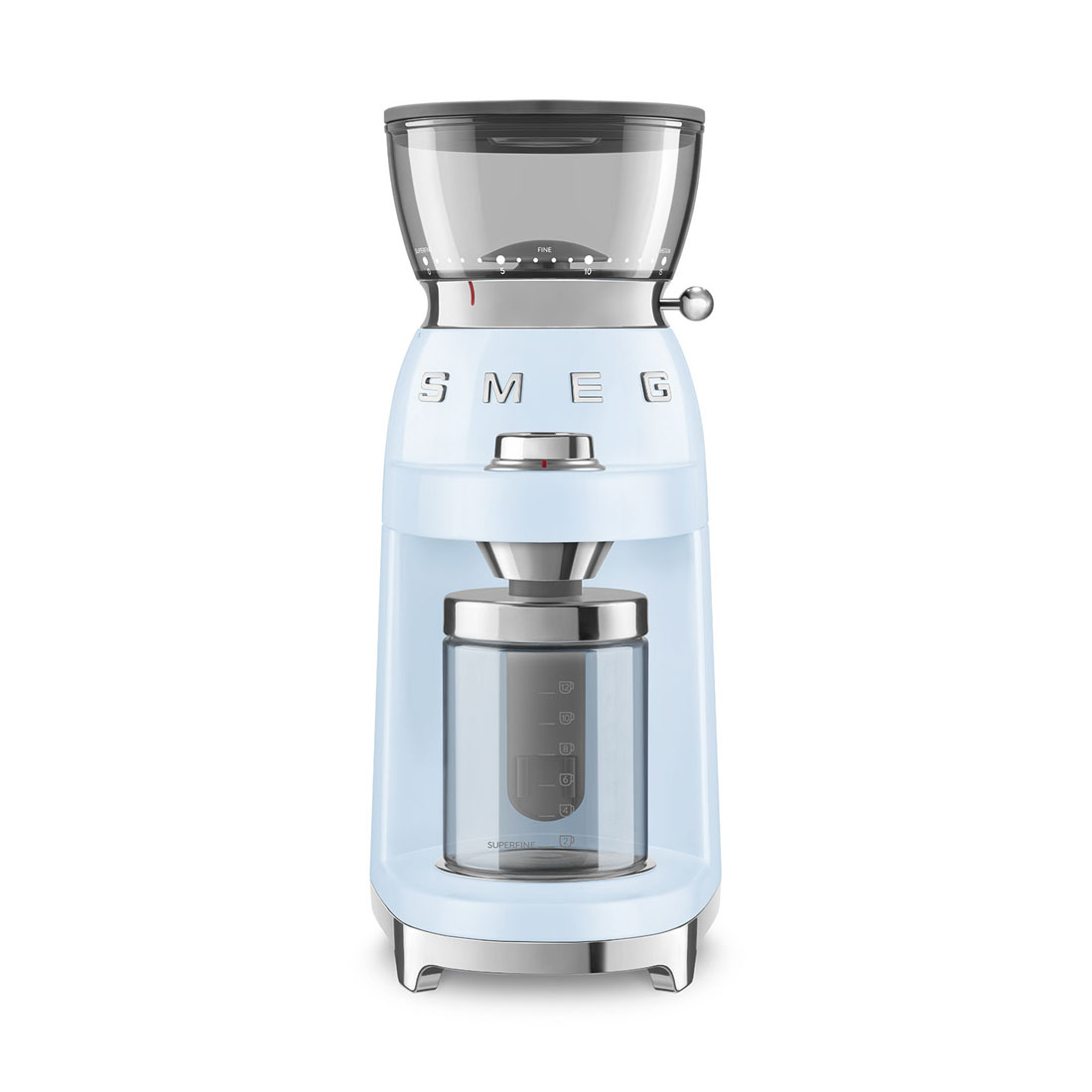 product image - Кофемолка Smeg 50 STYLE, 15x34,5x22 см, голубой