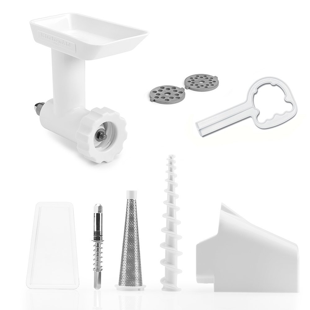 product image - Набор насадок (протирка, мясорубка) KitchenAid Стальной (5FVSFGA)