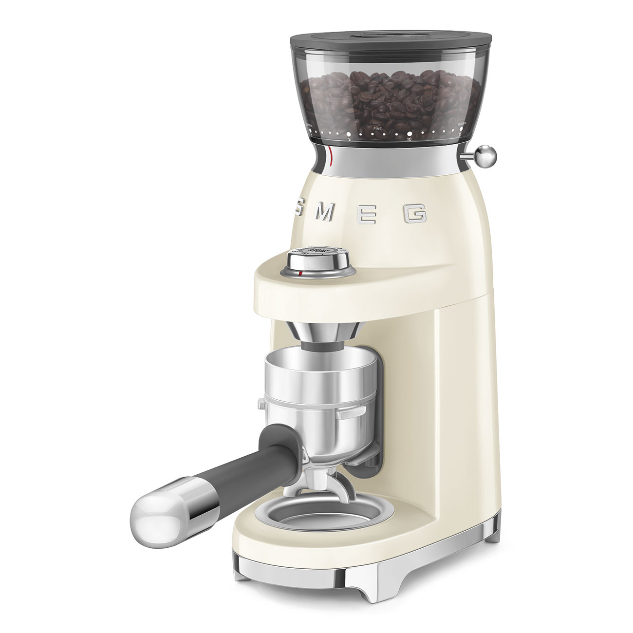 Кофемолка Smeg 50 STYLE, 15x34,5x22 см, бежевый