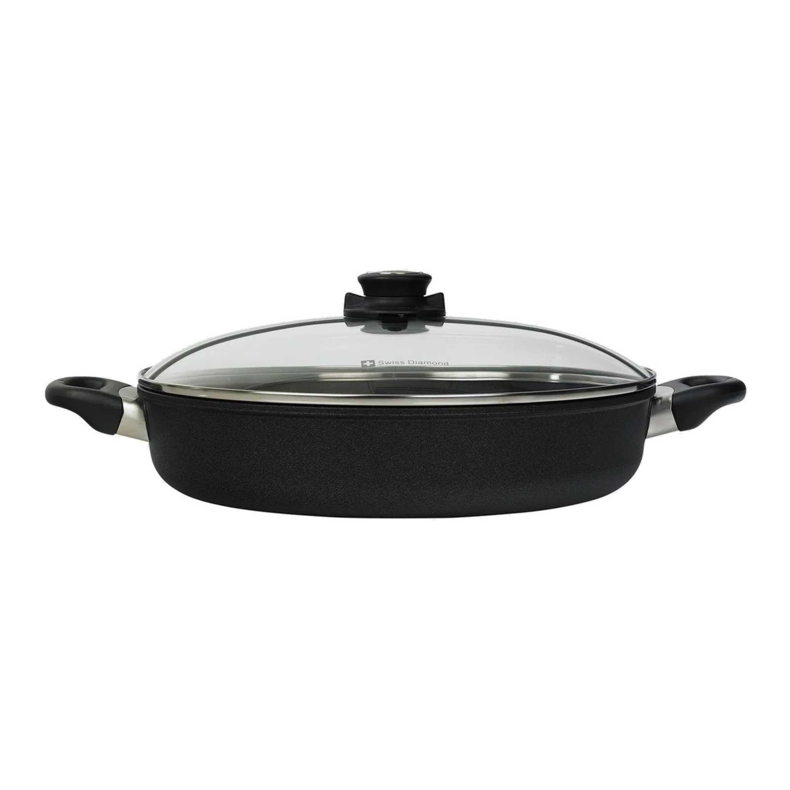 Сотейник с крышкой Swiss Diamond XD INDUCTION, диаметр 28 см, черный
