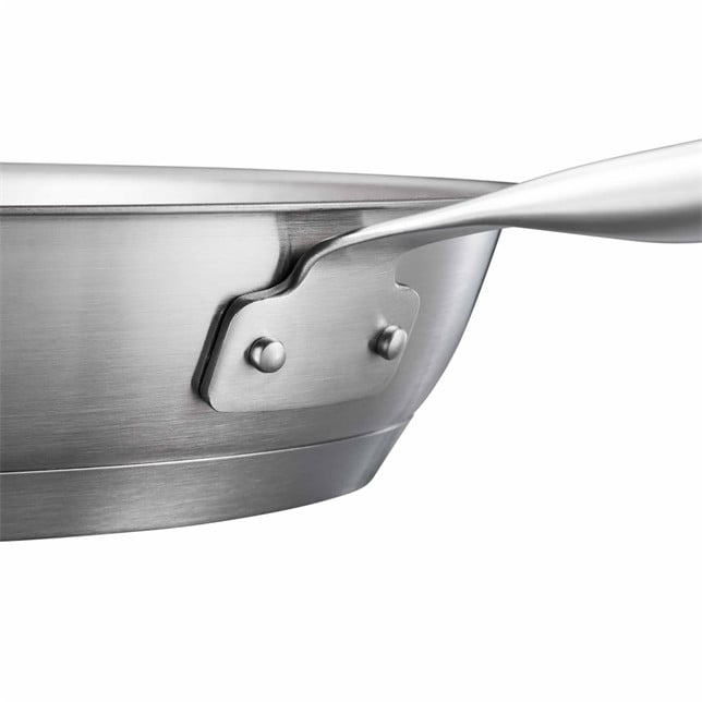 Сковорода з антипригарним покриттям Fiskars All Steel, діаметр 28 см, сріблясто-сірий