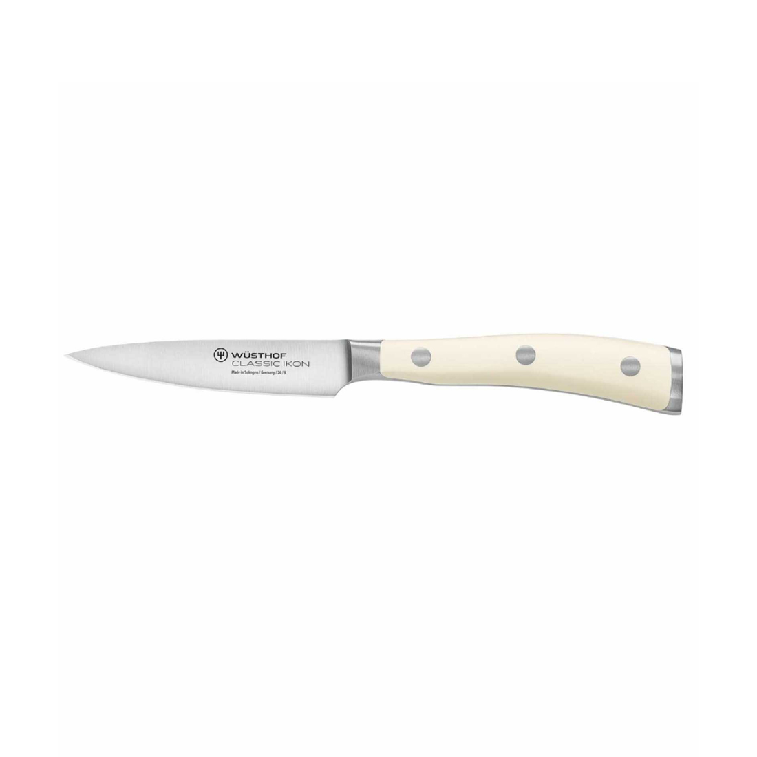 product image - Нож для очистки овощей Wuesthof CLASSIC IKON CREME, длина 9 см, в картонной упаковке