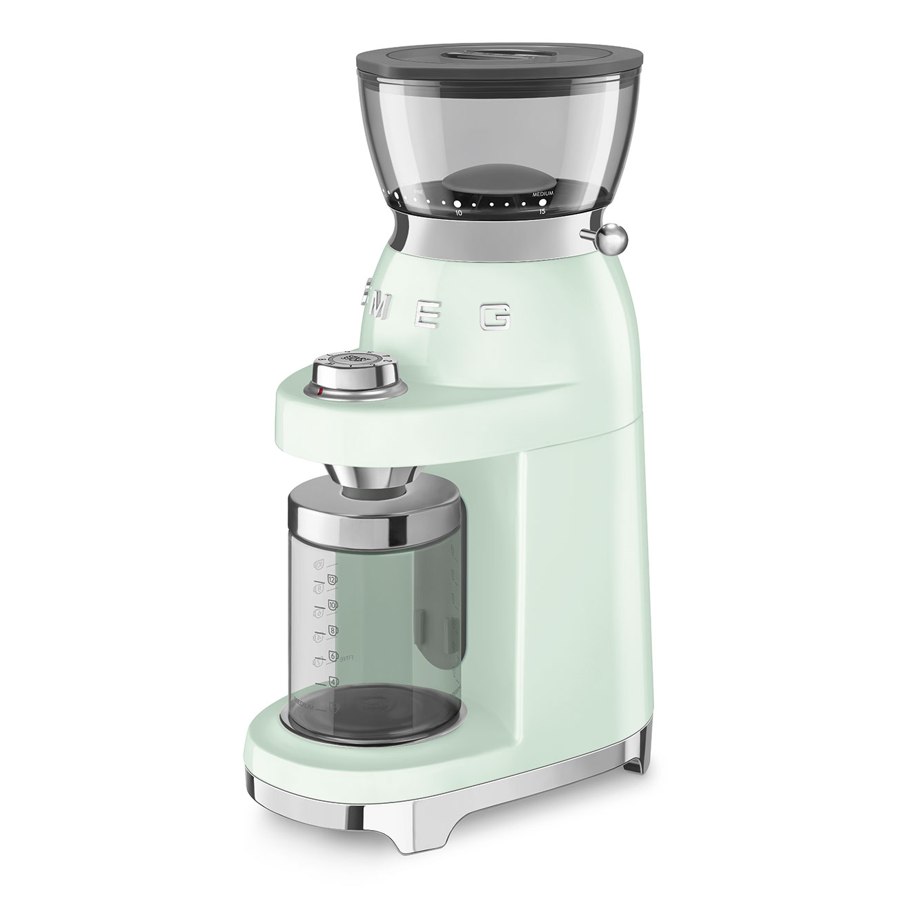 Кофемолка Smeg 50 STYLE, 15x34,5x22 см, пастельно-зеленый