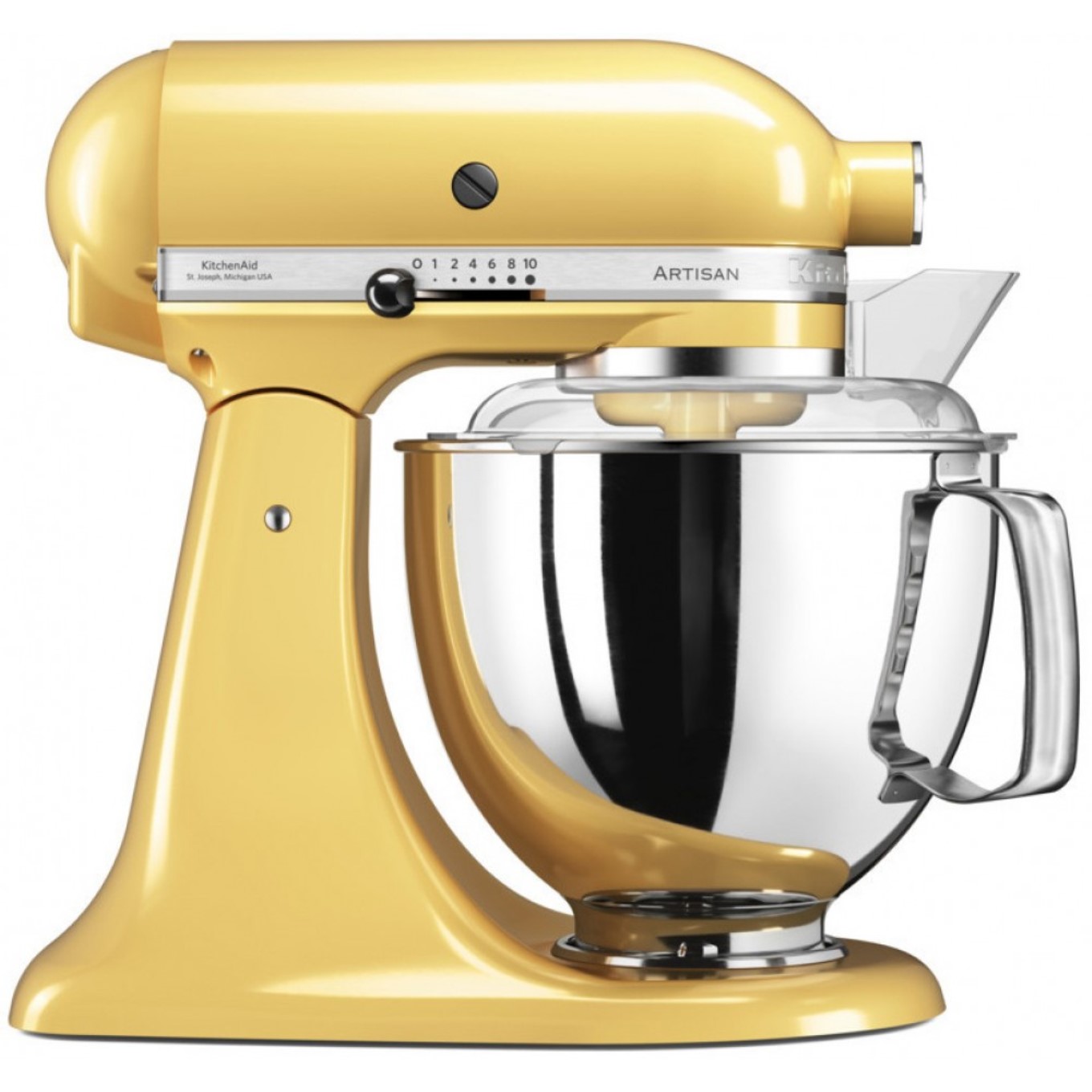 product image - Міксер планетарний KitchenAid Artisan, об'єм чаші 4,83 л, жовтий