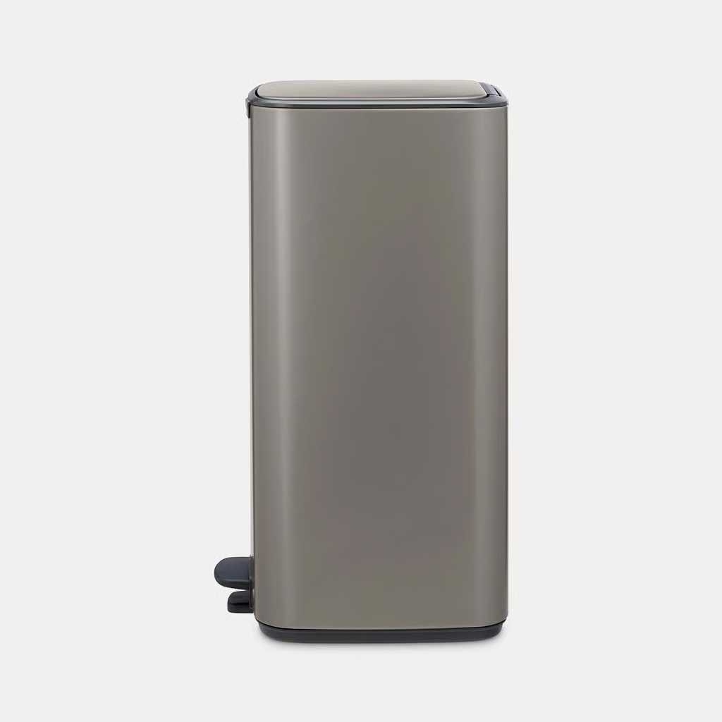 Бак для сміття Brabantia Bo Pedal Bin, об'єм 30 л, платиновий