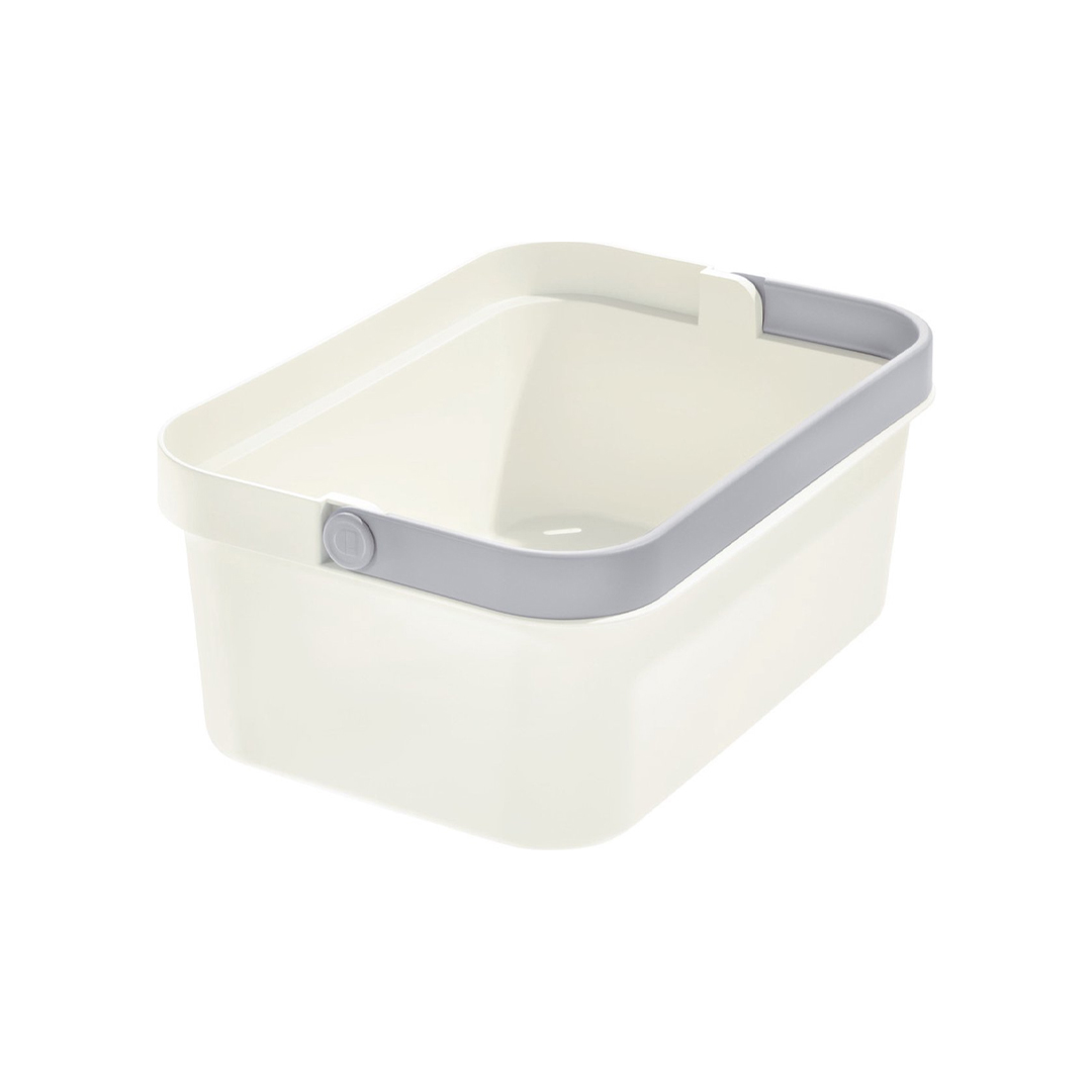 product image - Органайзер для хранения с ручкой InterDesign, 22x32,7x12,7 см, белый