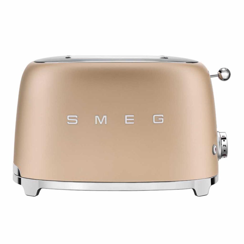 product image - Тостер на два слота Smeg 50 Style, 19,8х31х19,5 см, шампань