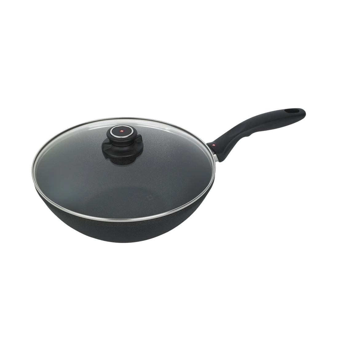 product image - Сковорода Вок с крышкой Swiss Diamond XD Induction, диаметр 28 см, черный