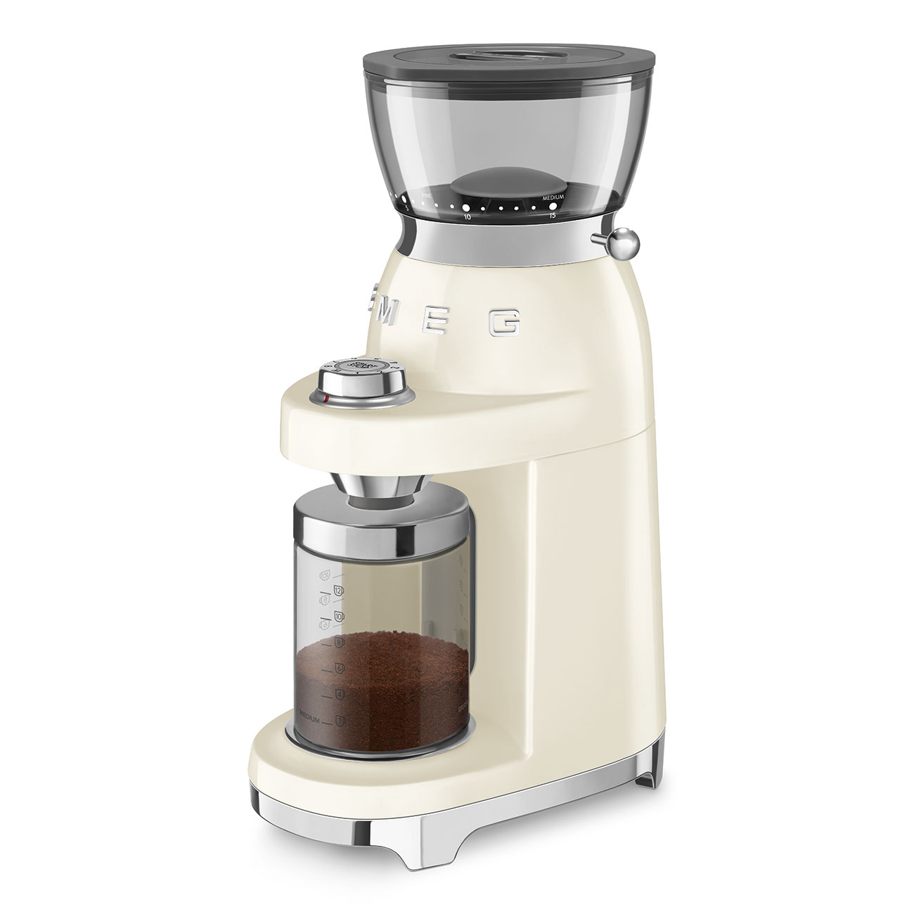 Кофемолка Smeg 50 STYLE, 15x34,5x22 см, бежевый