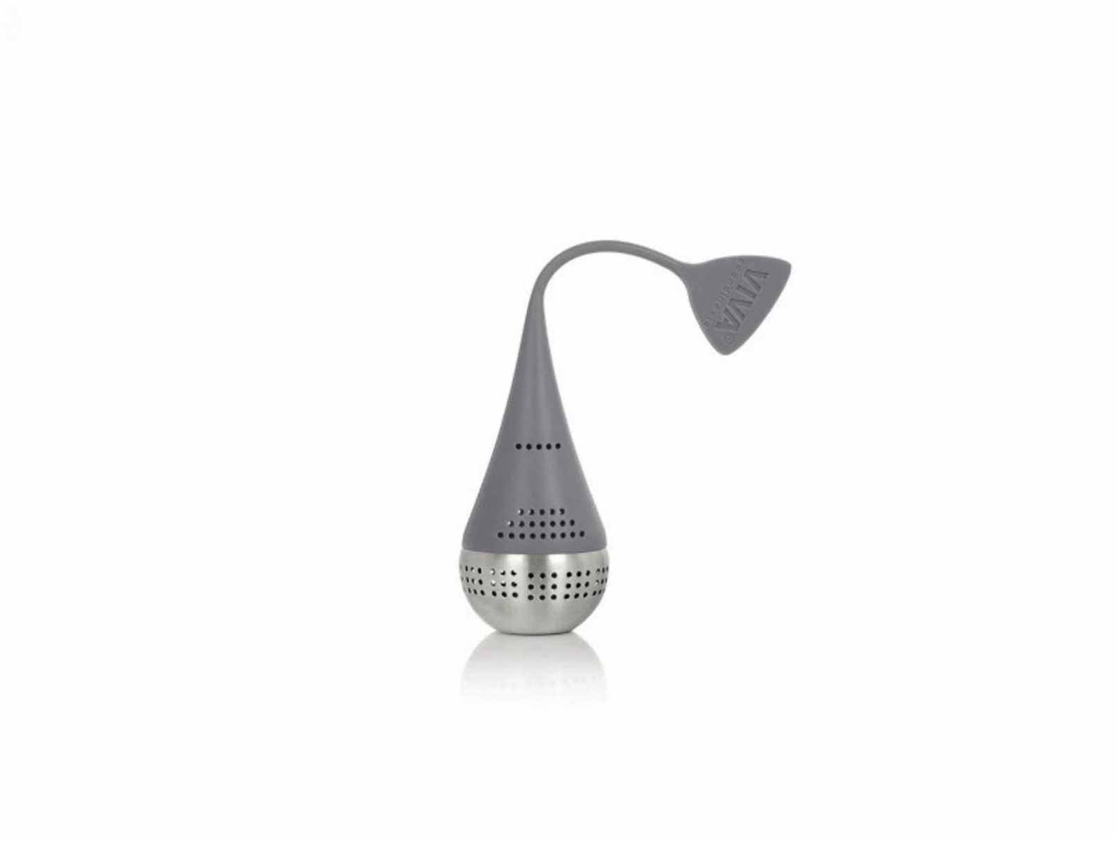 product image - Ситечко для заварки чая Viva Scandinavia INFUSION Stone grey, 4 x 16 см, серый