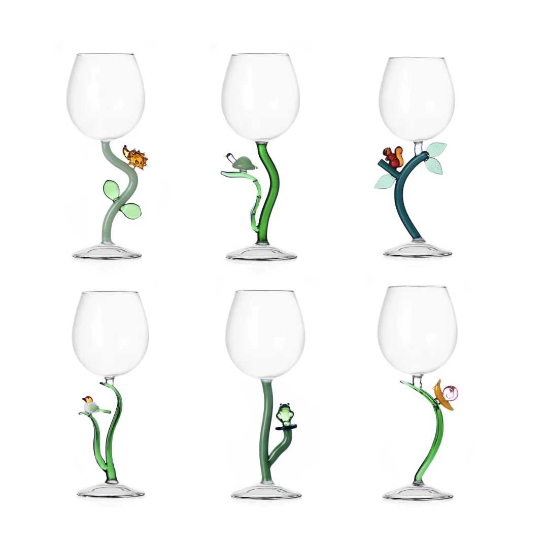 product image - Келих для вина «Равлик» Ichendorf ANIMAL FARM, об'єм 0,35 л, прозорий