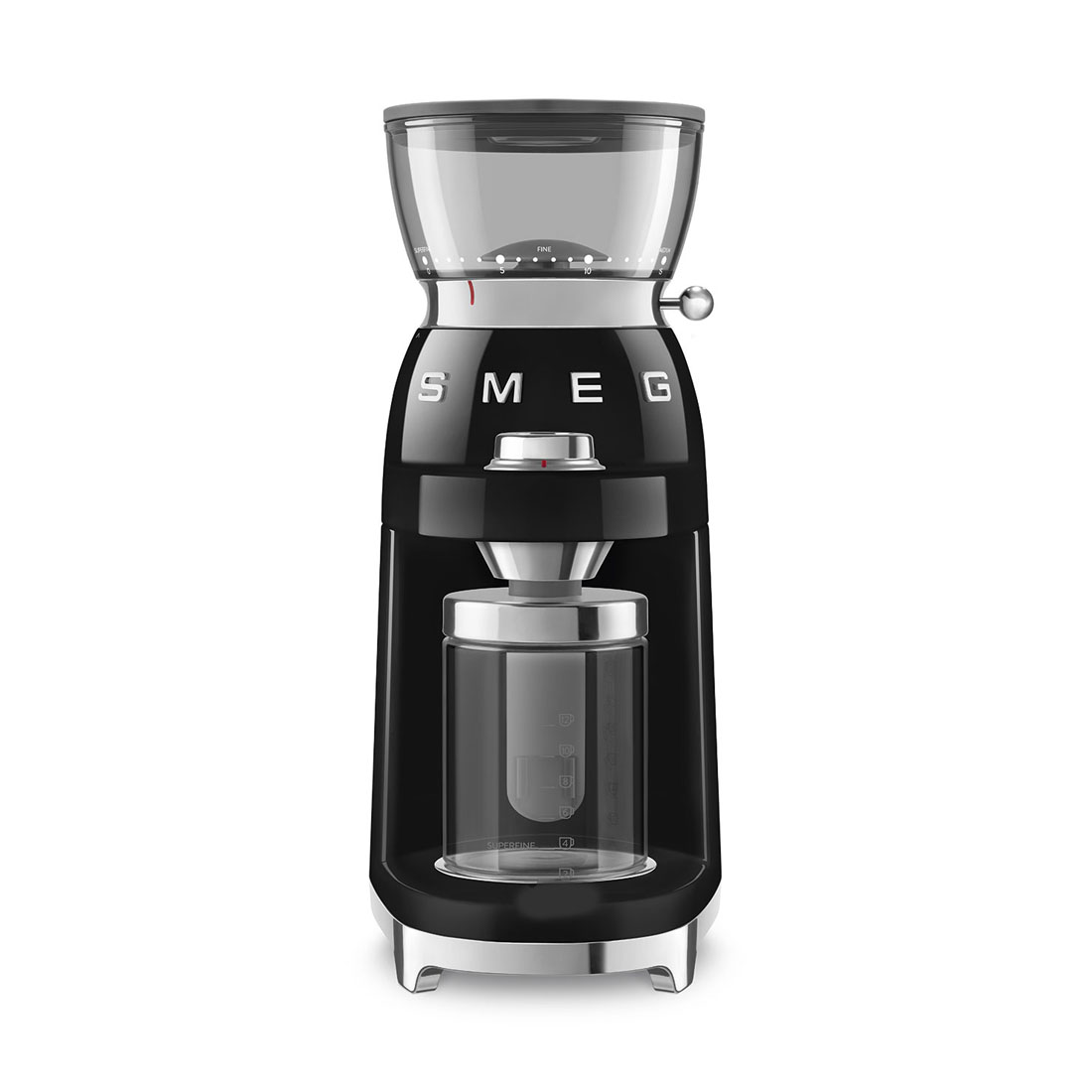 product image - Кофемолка Smeg 50 STYLE, 15x34,5x22 см, черный