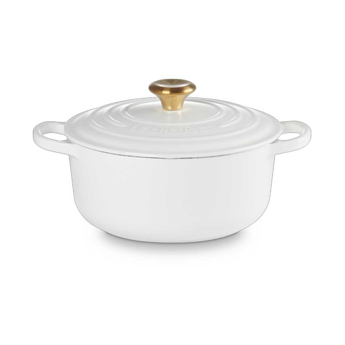 product image - Кастрюля с крышкой Le Creuset CAST IRON, объем 2,4 л, диаметр 20 см, белый