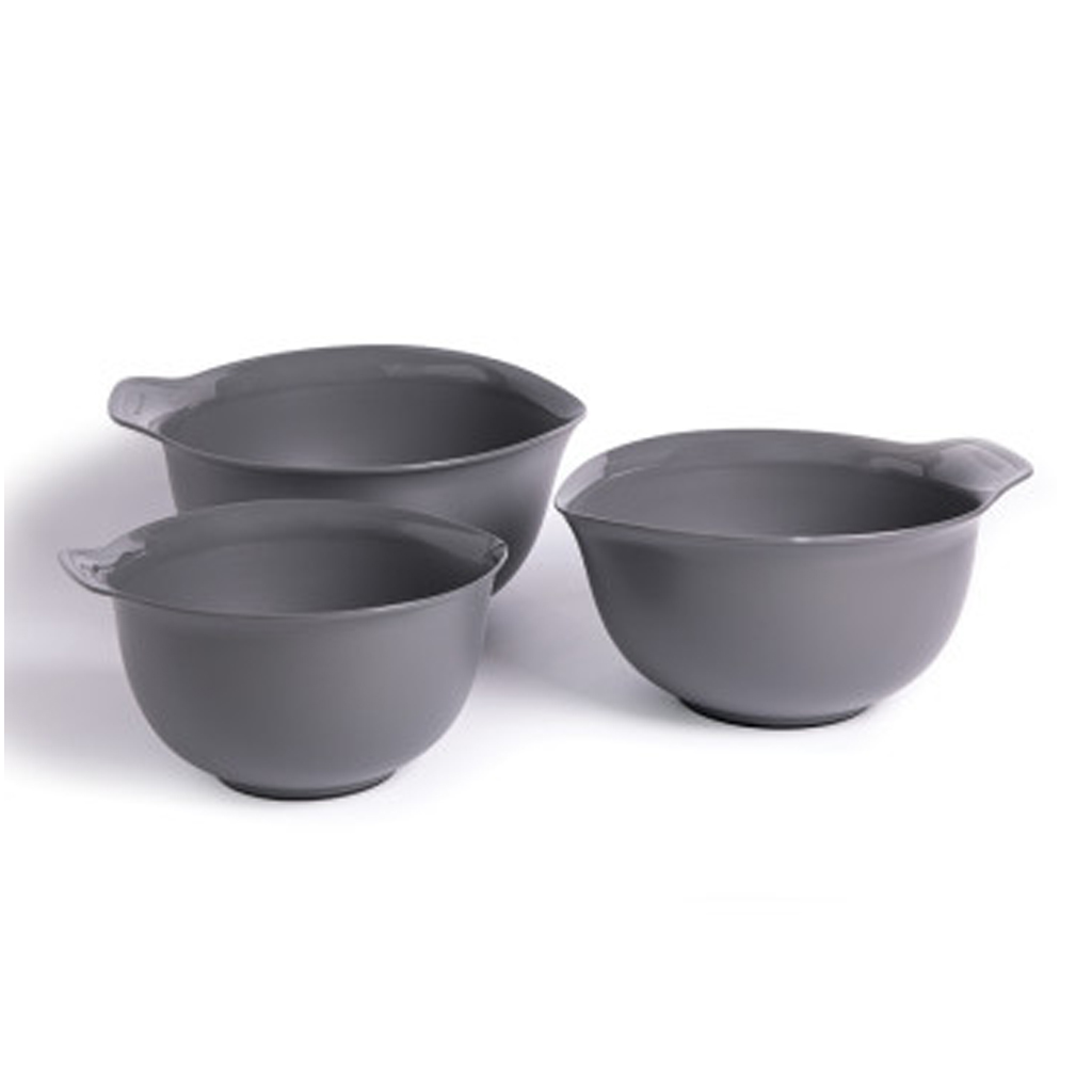 product image - Набір мисок для змішування KitchenAid CORELINE, 3 штуки, сірий