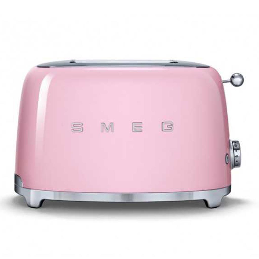 product image - Тостер на два слоти Smeg 50 Style, 19,8х31х19,5 см, рожевий