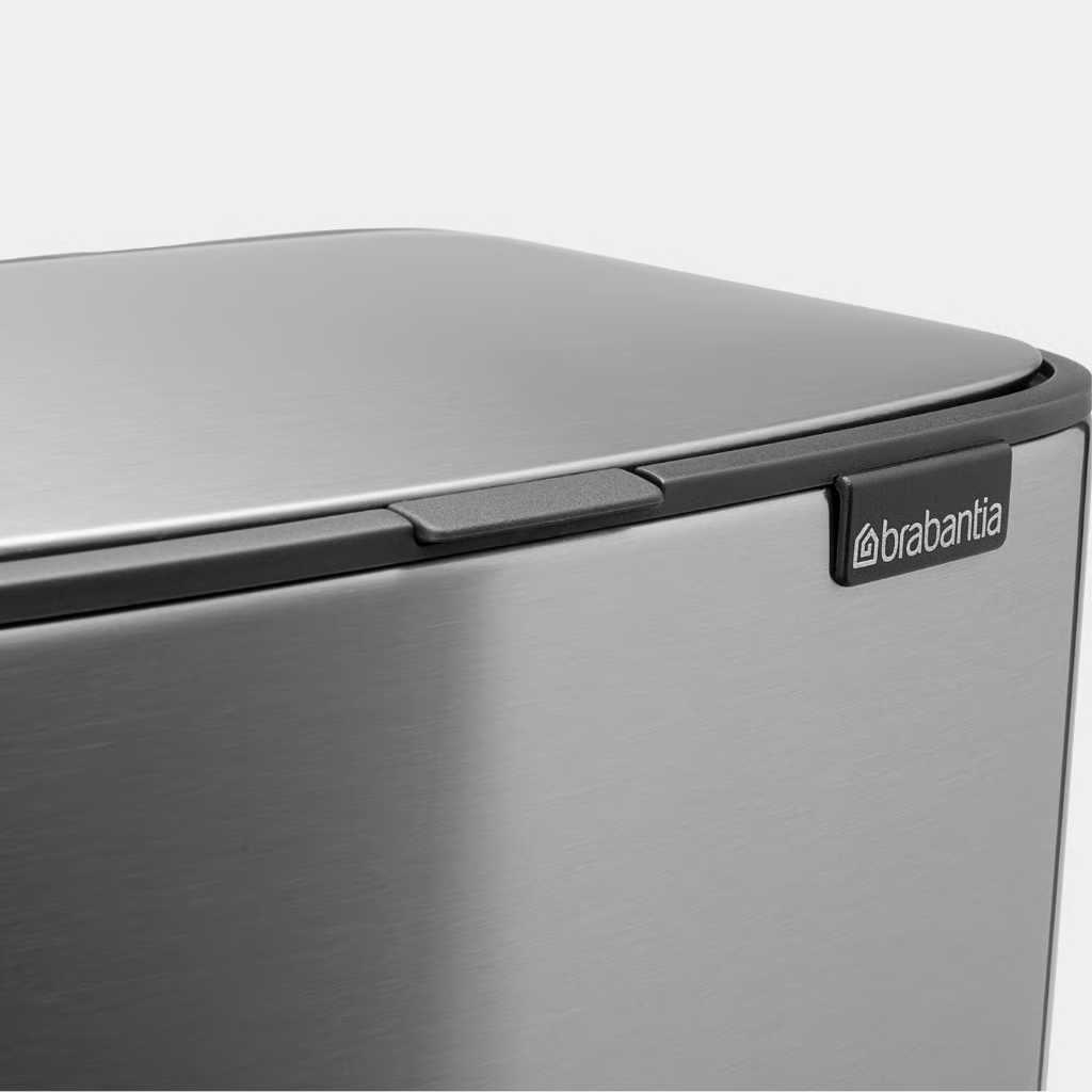 Бак для сміття Brabantia Bo Pedal Bin, об'єм 12 л, сталевий матовий