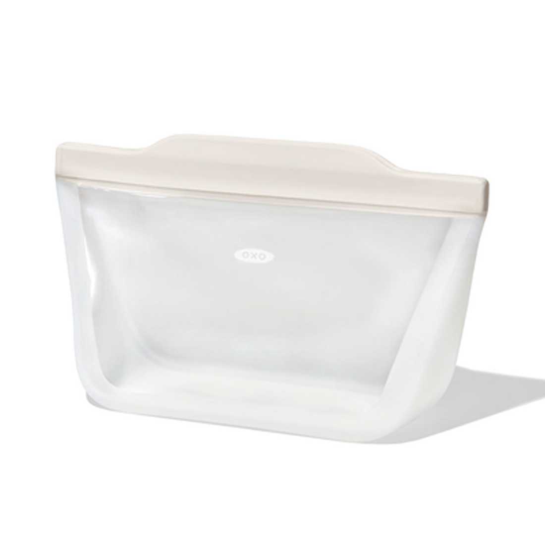 product image - Пакет силіконовий багаторазовий OXO FOOD STORAGE, об'єм 0,946 л, прозорий