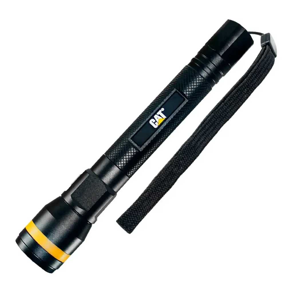 product image - Ліхтар тактичний потужний CAT 200 лм, чорний