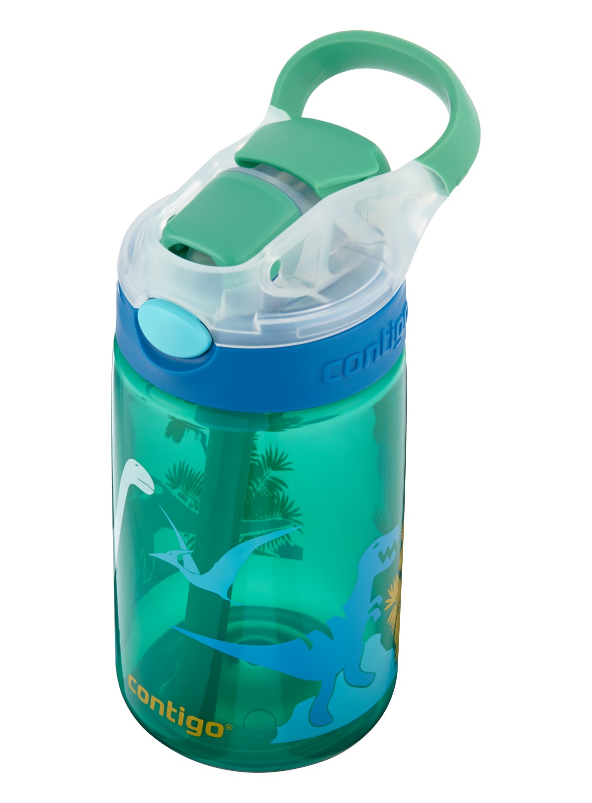 product image - Бутылка детская Contigo GIZMO FLIP, объем 0,42 л , зеленый