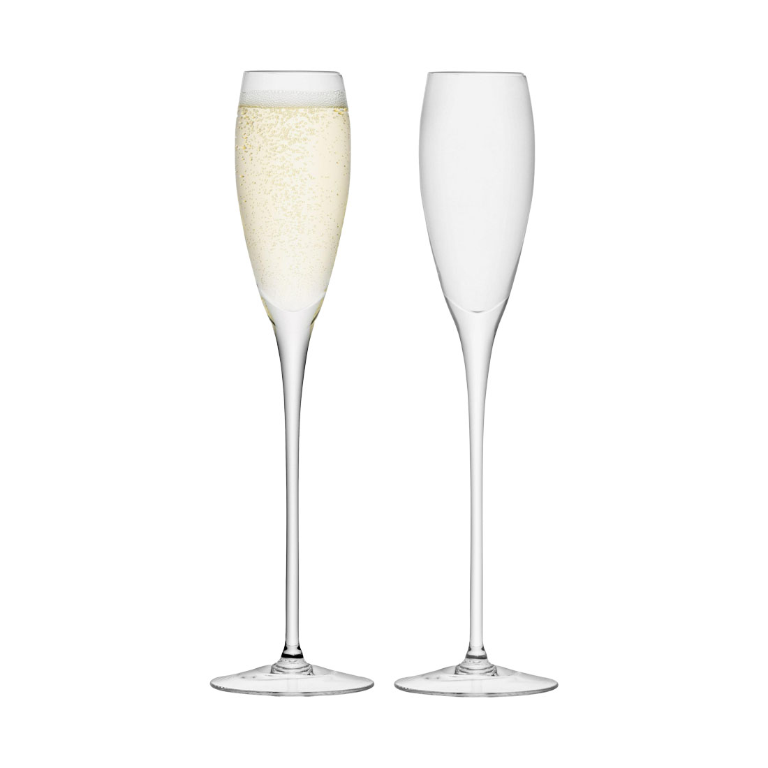 product image - Набор бокалов для шампанского LSA, объем 0,16 л, прозрачный, 2 шт