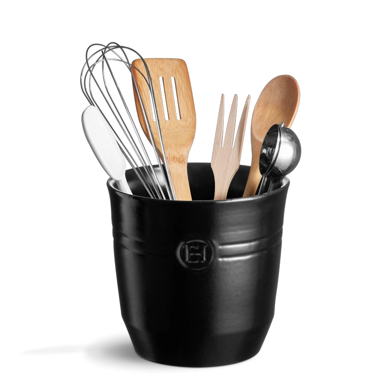 Підставка для кухонного приладдя Emile Henry Kitchen Tools, 17х16 см, чорний