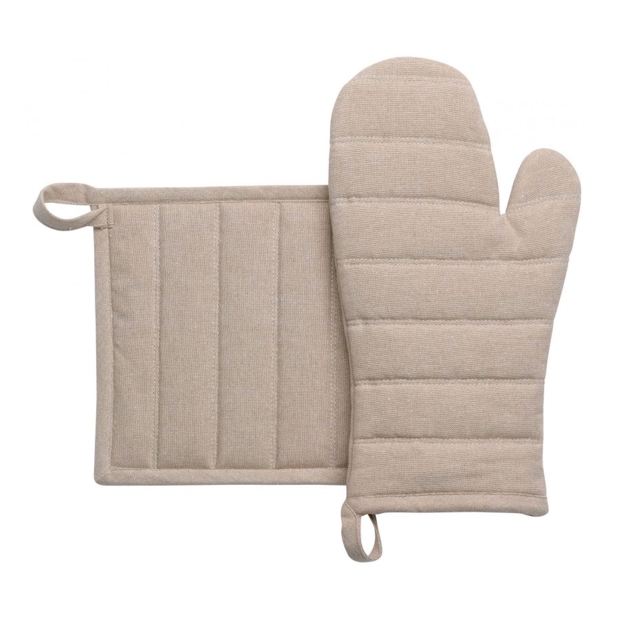 product image - Набор кухонный: варежка и прихватка Winkler JONA, бежевый, 2 предмета