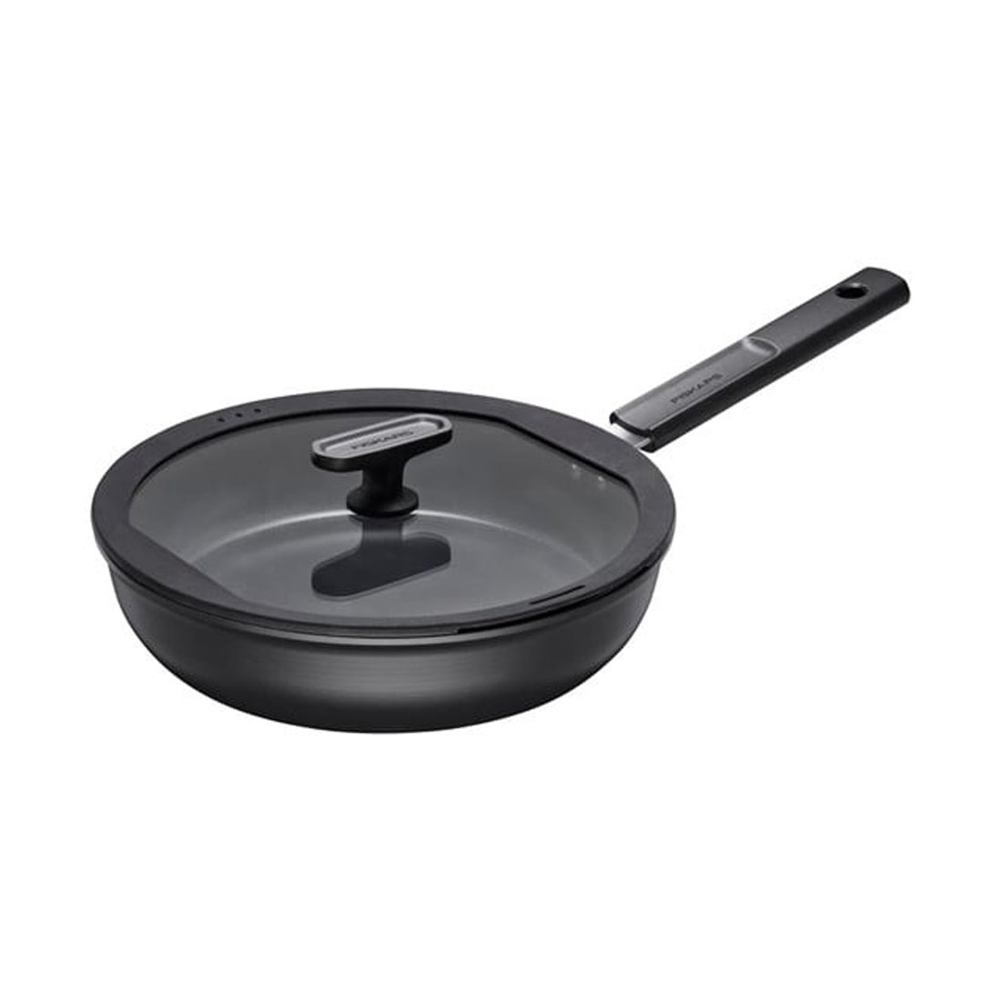 product image - Сотейник із кришкою Fiskars Hard Face, діаметр 26 см, чорний