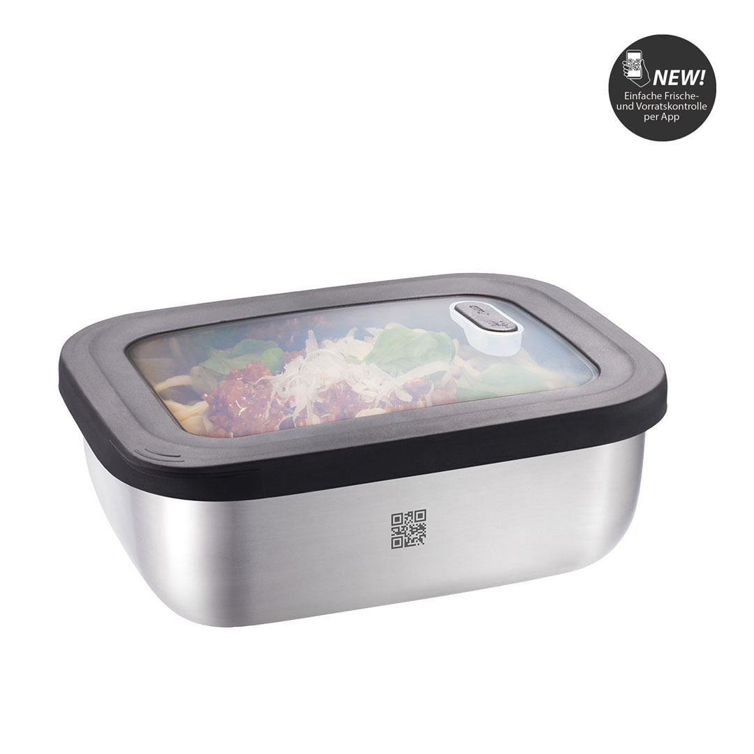 product image - Контейнер для хранения продуктов GEFU PROVIDO, объем 1,3 л, серебристый