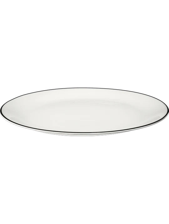 product image - Блюдо сервірувальне порцелянове ASA Selection À table, діаметр 30 см, білий з чорним