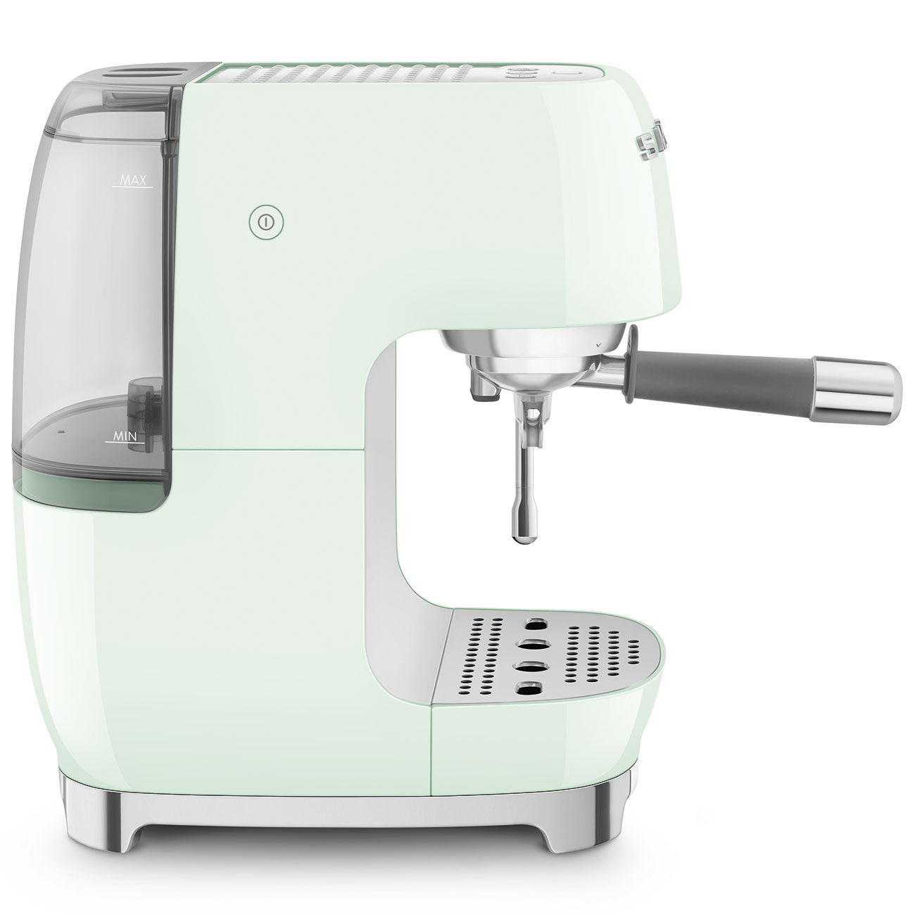 Кавоварка еспресо Smeg 50 Style, 36,4x20,5x29,5 см, пастельно-зелений