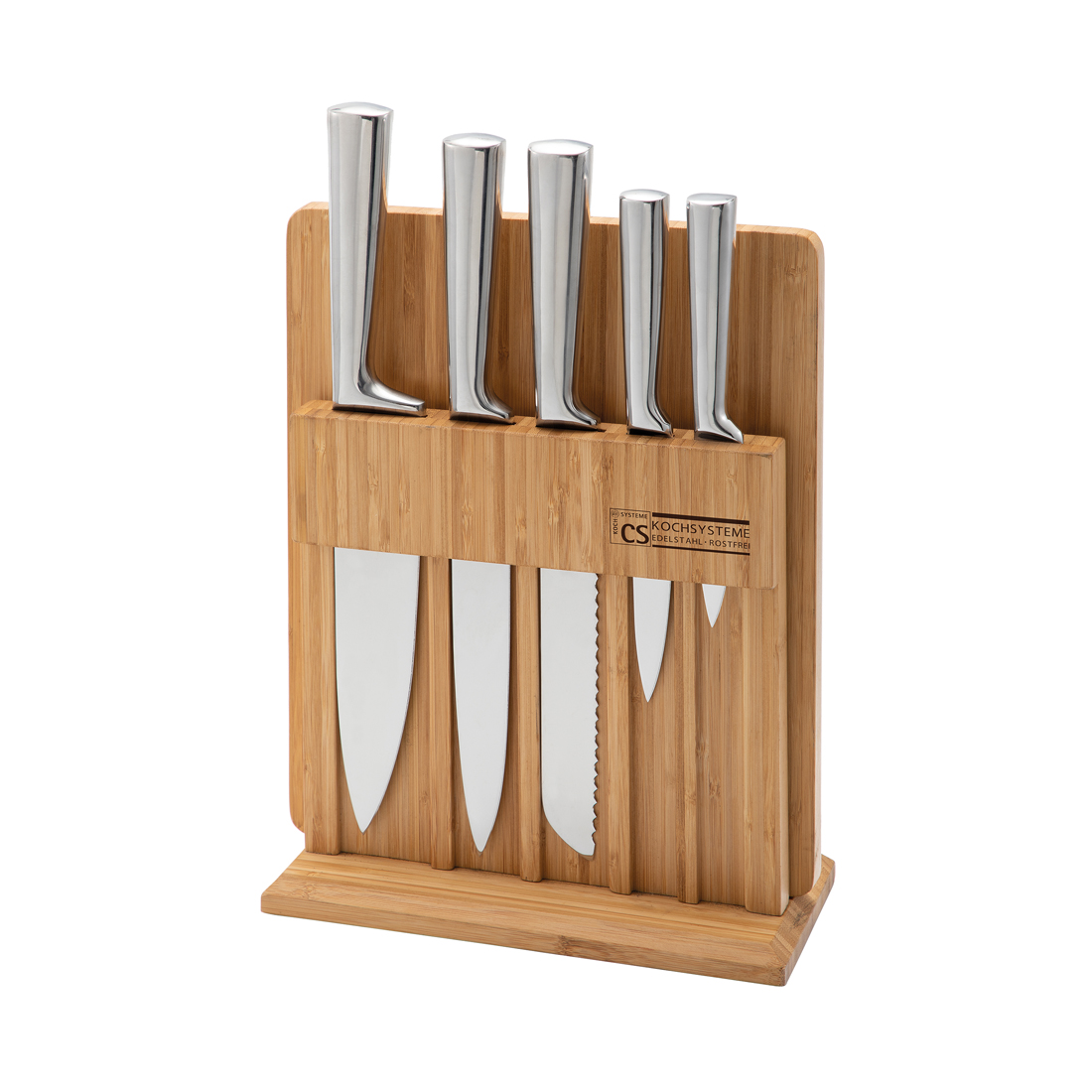 product image - Набор ножей с блоком Carl Schmidt Sohn SOEST, бежевый, 6 предметов