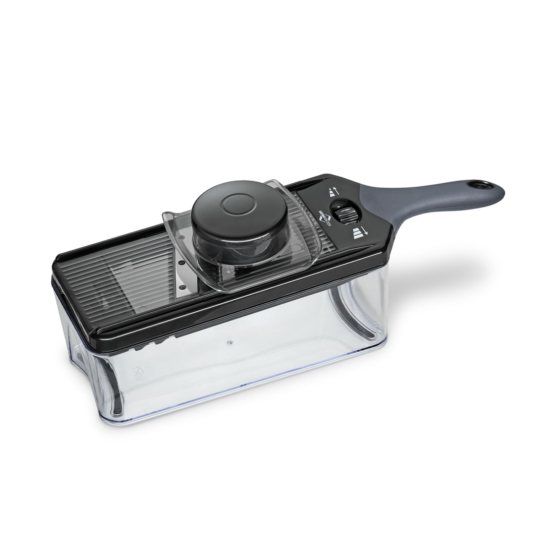 product image - Овочерізка з контейнером Kuchenprofi Vario, 38x11, 5х15, 5 см, чорний