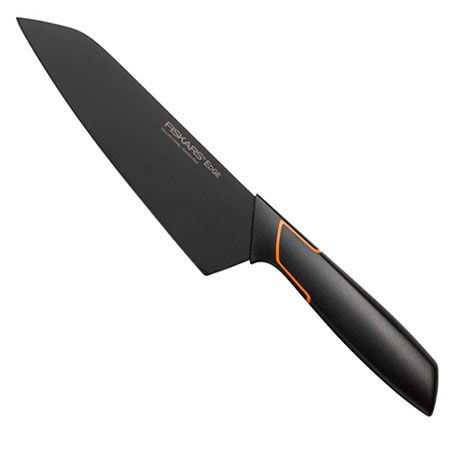 product image - Ніж сантоку Fiskars EDGE, довжина 17 см, чорний