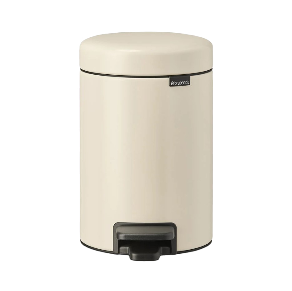 product image - Бак для сміття Brabantia PEDAL BIN NEWICON, об'єм 3 л, світло-бежевий