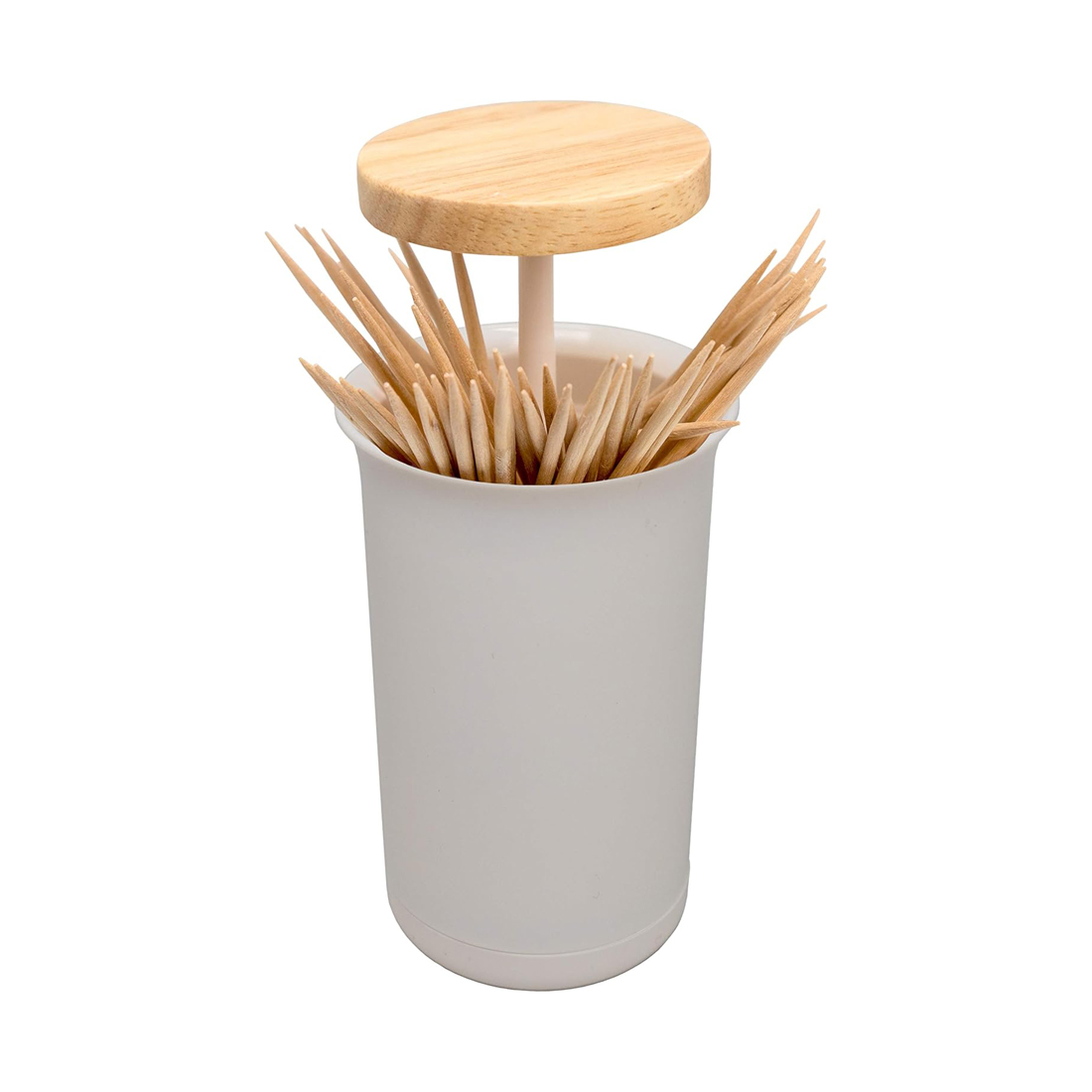 product image - Подставка для зубочисток Nerthus, высота 10,6 см, белый с бежевым