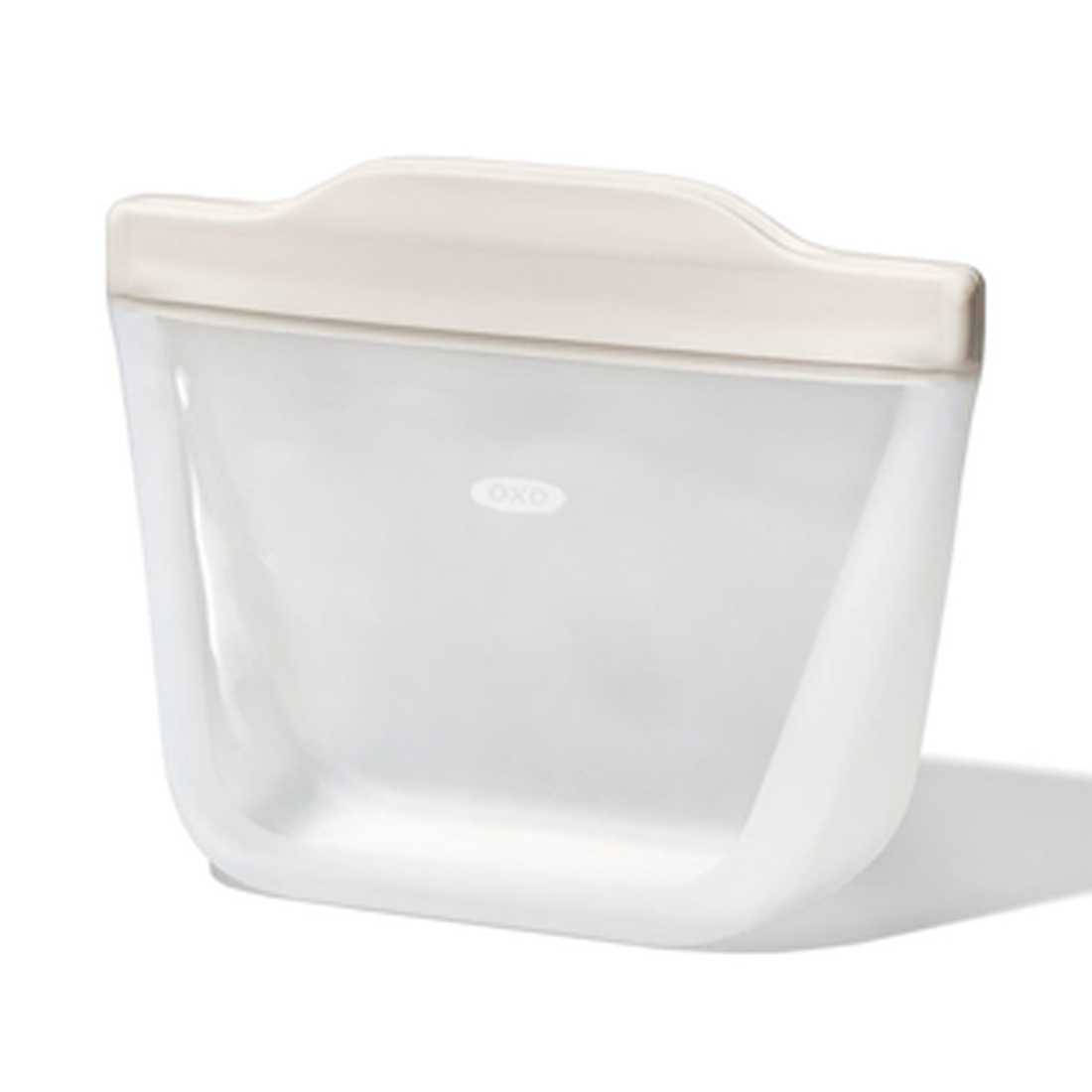 product image - Пакет силиконовый многоразовый OXO FOOD STORAGE, объем 0,355 л, прозрачный