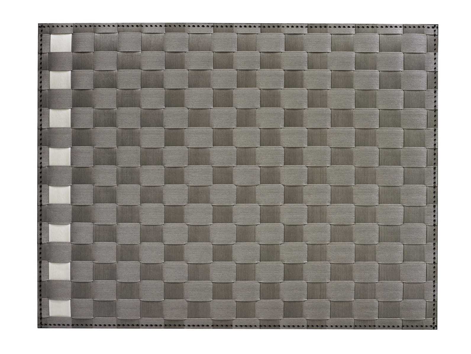 product image - Підставка під тарілку Saleen WOVEN PLACEMATS, 30х40 см, сірий з білим