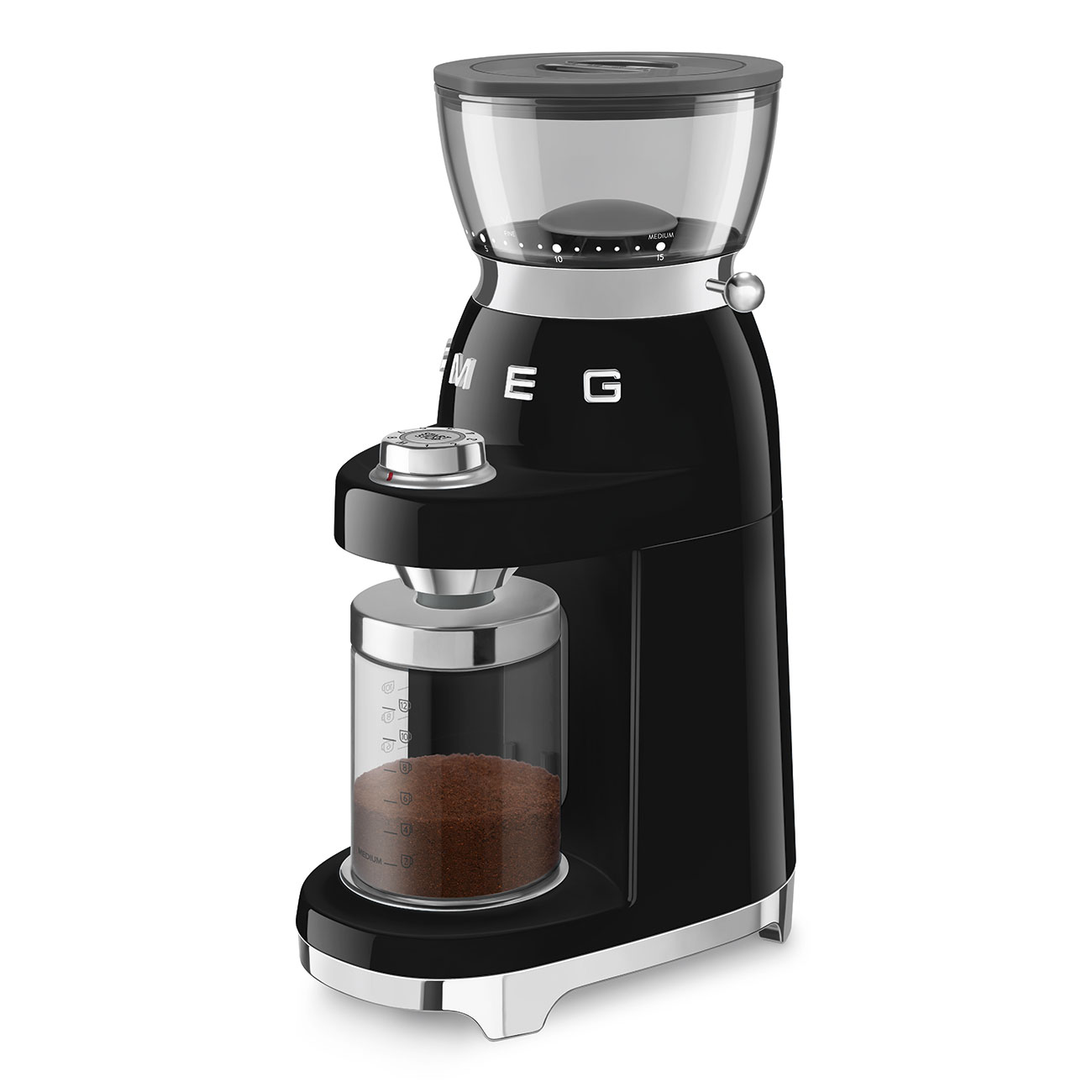 Кофемолка Smeg 50 STYLE, 15x34,5x22 см, черный