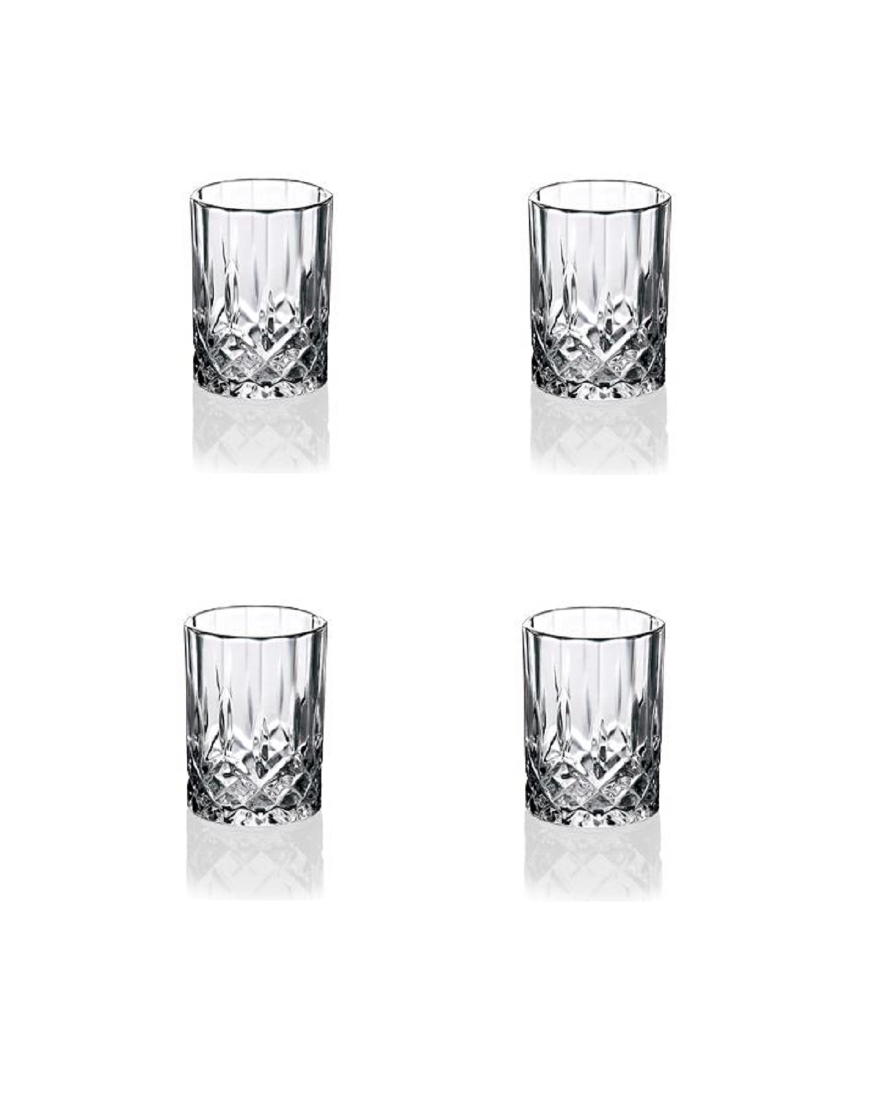 product image - Набор стопок Aida HARVEY, объем 0,037 л, прозрачный, 4 штуки