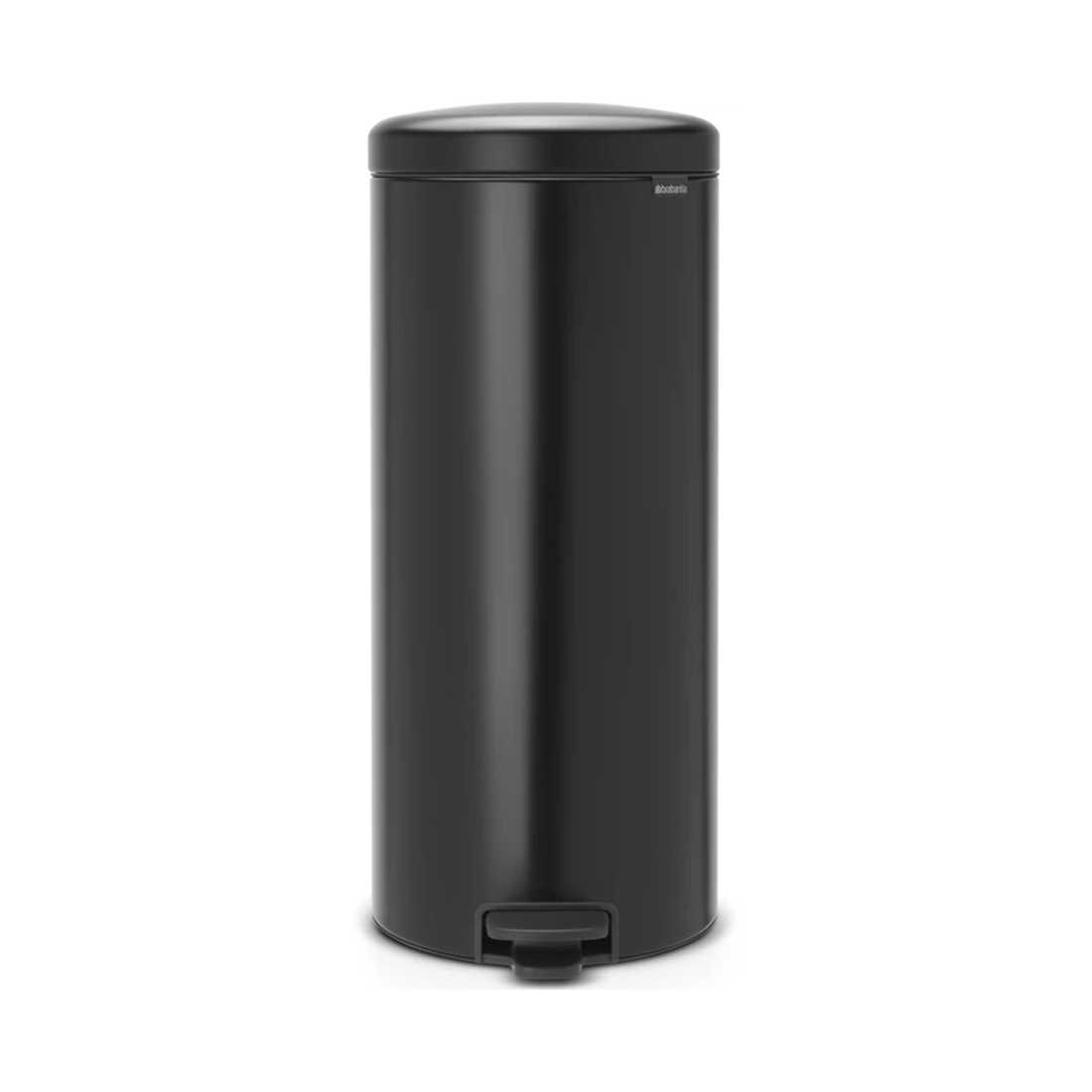 Бак для сміття Brabantia NewIcon Pedal Bin, об'єм 30 л, чорний матовий