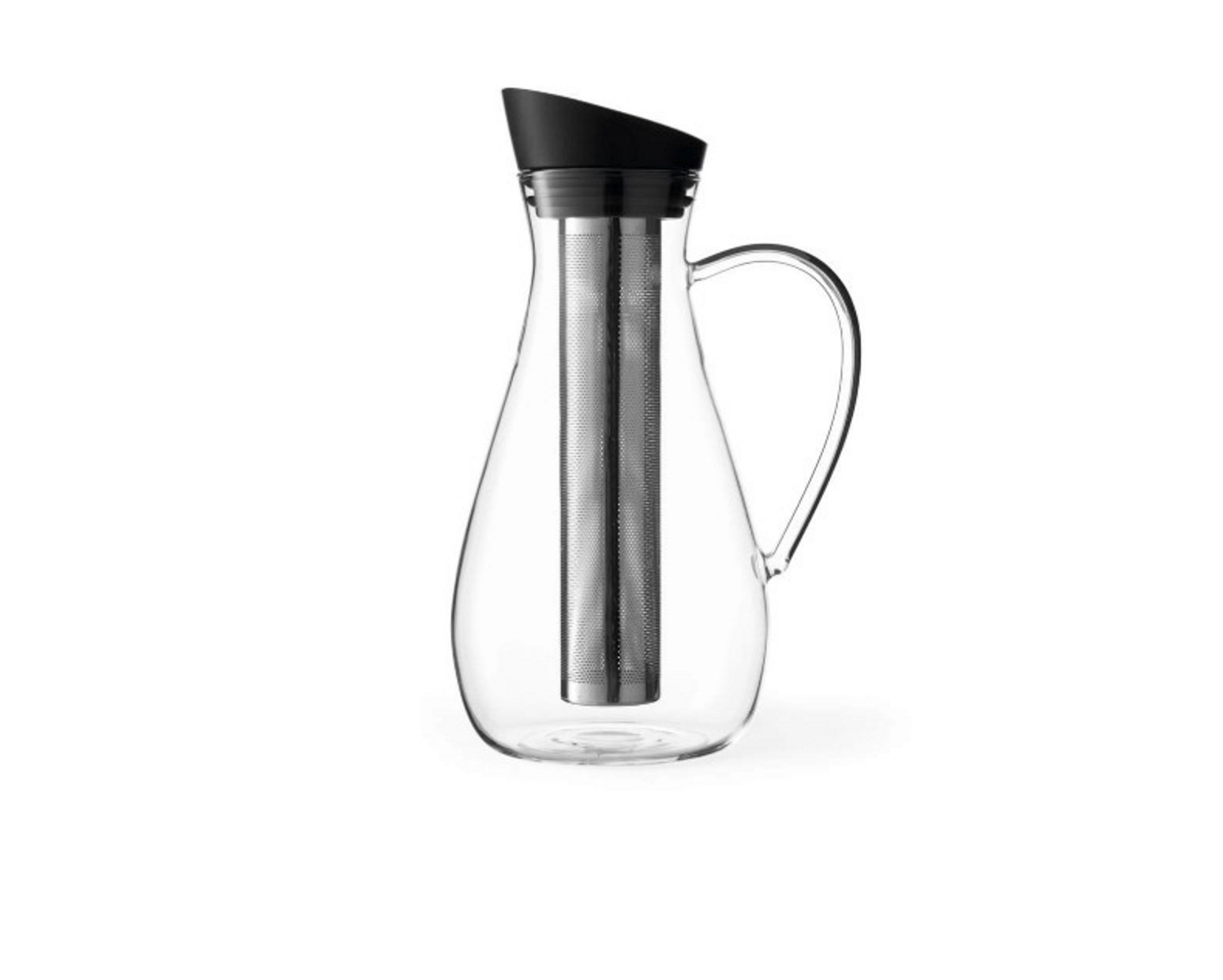 product image - Кувшин с инфузером Viva Scandinavia INFUSION, объем 1,4 л, прозрачный с черным