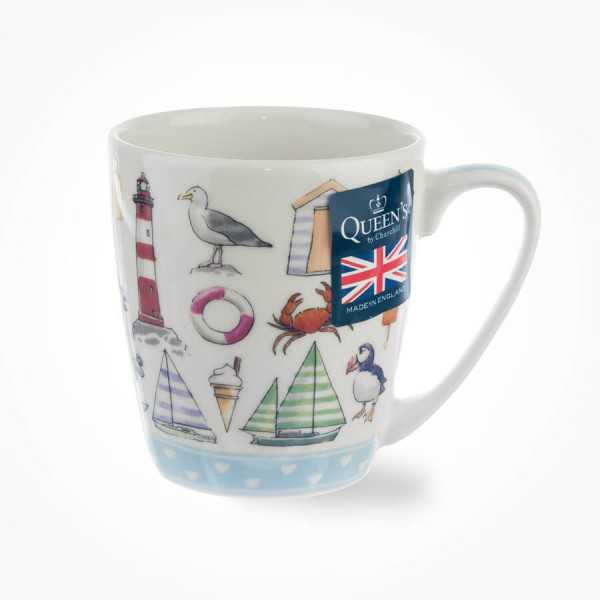 product image - Кухоль порцеляновий Churchill LIVING THE DREAM ACORN MUG BEACH LIFE, об'єм 0,3 л, різнокольоровий