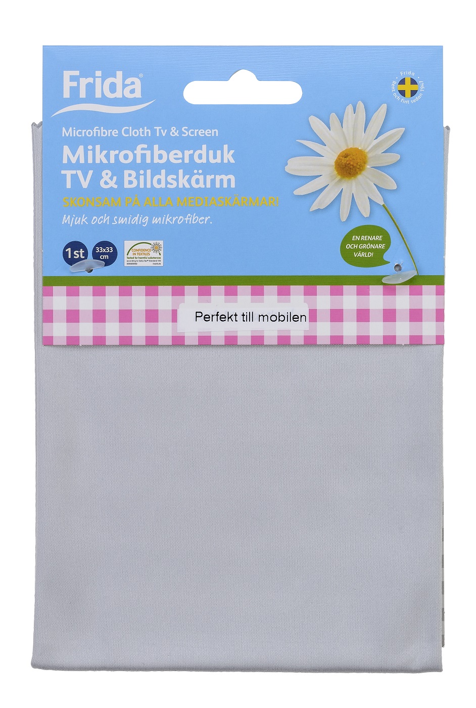 product image - Салфетка для ТВ и экранов Frida, 33х33 см, 80% полиэстер, 20% нейлон, фиолетовый