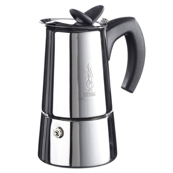 product image - Кофеварка гейзерная Bialetti MUSA INDUCTION, на 4 чашки, серебристый